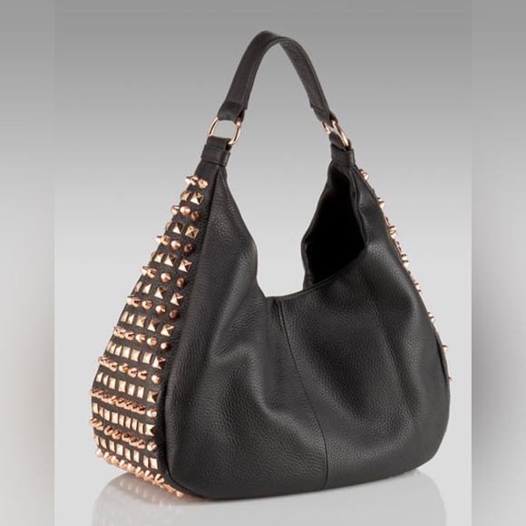 Romygold Handbags - Romygold Drew stud trim hobo bag EUC
